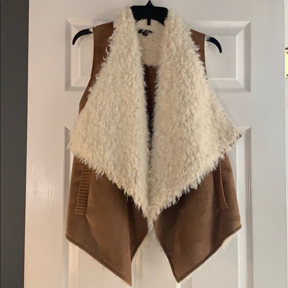 Ella Moss Faux shearling vest